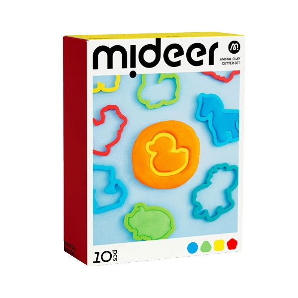 Форми  для тиснення з глини, тіста, пластиліну Mideer Animal 10 штук ( MD1543 )