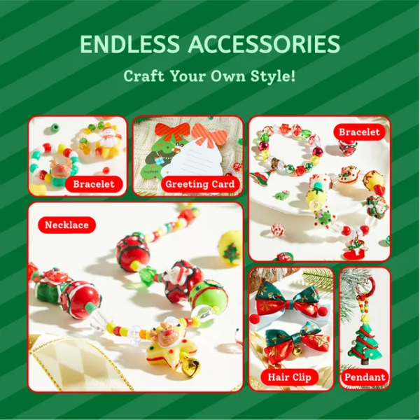 Набір для виготовлення новорічних прикрас  Mideer коштовності для дівчинки( MD3409 ) Різдвяні подарунки