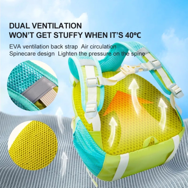 Дитячий ранець 3 в 1 Mideer для малюків та дошкільнят світло-коричневий Собачка ( MD2294 ) Рюкзак для дітей на прогулянку