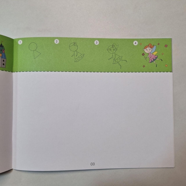 Альбом-посібник з малювання Mideer 12 сторінок  (MD 4075)