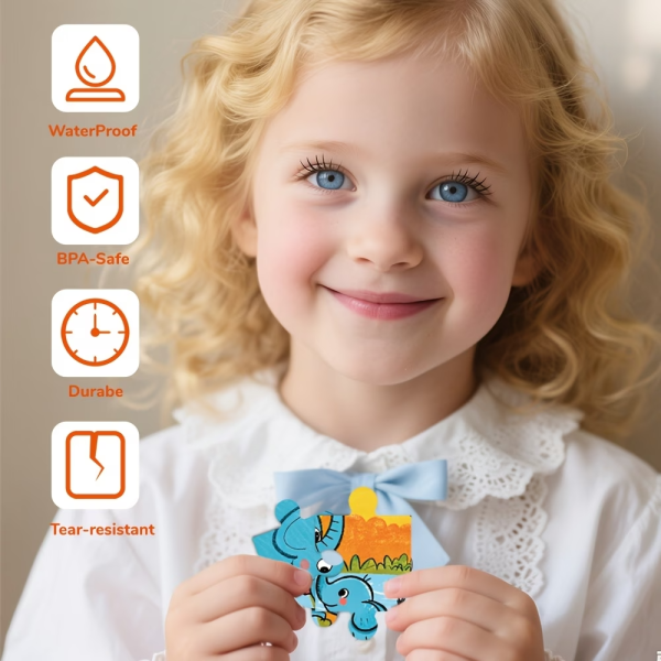 Міні-пазли 4 в 1 для малят Bear Tale Тварини 4 пазла по 9 деталей ( LY2025093 ) від 2 років