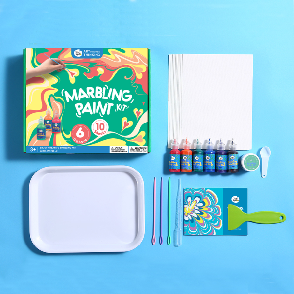 Набір для малювання на воді Jar Melo 6 кольорів Marbling Kit. Набір для марморування , ЕБРУ ( JA 91487 )  Набір для малювання на воді Jar Melo 6 кольорів Marbling Kit. Набір для марморування , ЕБРУ ( JA 91487 )