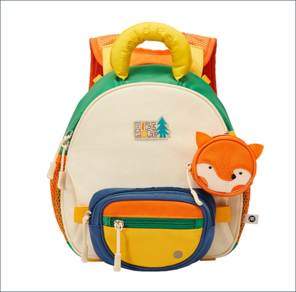 Дитячий ранець 3 в 1 Mideer для малюків та дошкільнят Лисичка (MD6443) Рюкзак для дітей на прогулянку