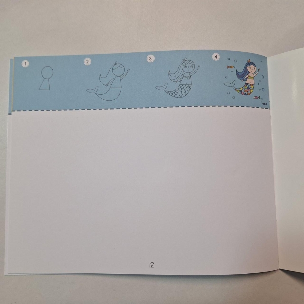 Альбом-посібник з малювання Mideer 12 сторінок  (MD 4075)