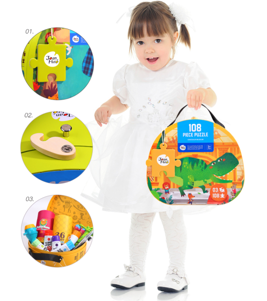 Пазл у валізі Jar Melo Музей динозаврів 108 деталей ( JA 95119 )