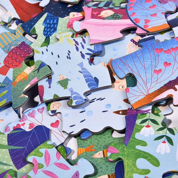 Великий пазл Mideer Океан, розмір 124*29 см,  56 деталей   (MD0083) для підлоги