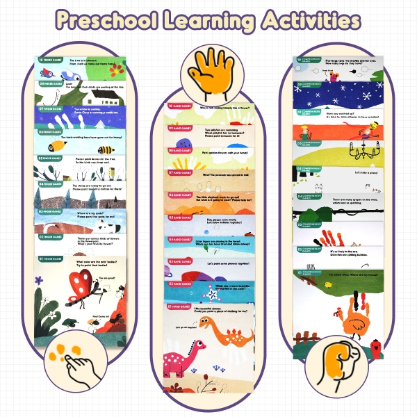 Папір для пальчикових фарб Jar Melo з ідеями малюнків, 30 аркушів, розмір 27*26 см,  ( JA 95294) 