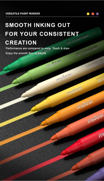 Універсальні маркери, що змиваються  MiDeer 10 шт (MD6240)