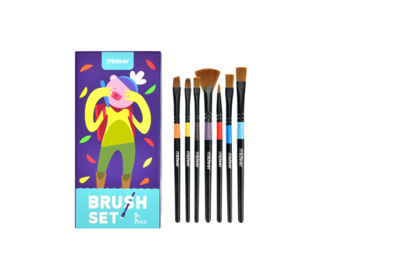 Набір пензликів для малювання MiDeer 7 шт (MD4160)