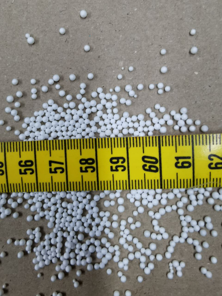 Кульки пінополістиролу для декору, новорічних та інших виробів Дрібна фракція 1-3 мм 1 літр ( РST-1-3 ) штучний сніг, хендмейд