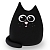 М'яка  іграшка антистрес Expetro Подушка  інтер'єрна  Кіт великий Вугіллячко 30 см ( A131 ) М'яка  іграшка антистрес Expetro Подушка  інтер'єрна  Кіт великий Вугіллячко 30 см ( A131 )