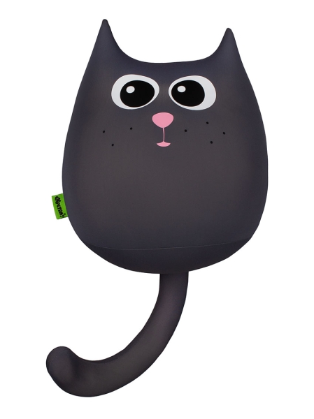  М'яка  іграшка антистрес Expetro  подушка  інтер'єрна  Кіт великий Димок 30 см ( A205 )