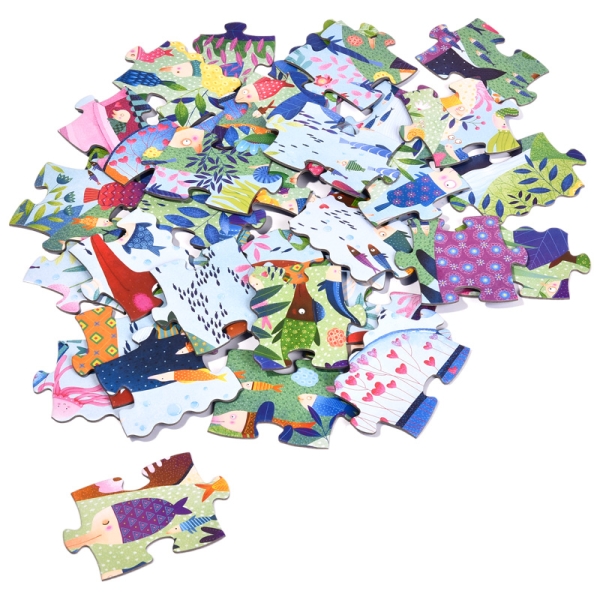 Великий пазл Mideer Океан, розмір 124*29 см,  56 деталей   (MD0083) для підлоги