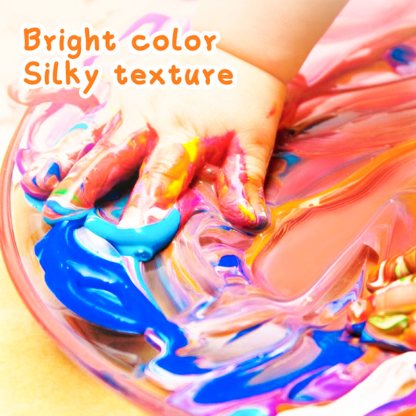 Дитячі пальчикові фарби Jar Melo 10 кольорів по 60 мл  ( JA91401 )