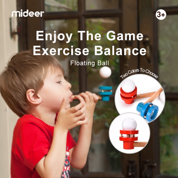 Трубочка MiDeer для дихальної гімнастики , Аеробол, Червона (MD2242)