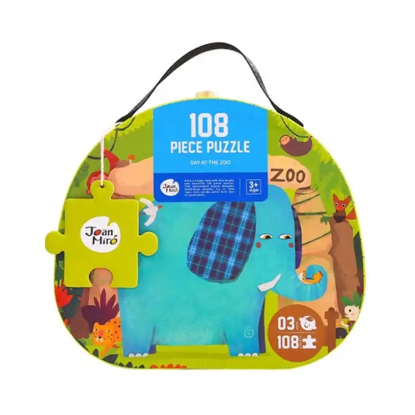 Пазл у валізі Jar Melo День в зоопарку 108 деталей ( JA 95454 ) Пазл у валізі Jar Melo День в зоопарку 108 деталей ( JA 95454 )