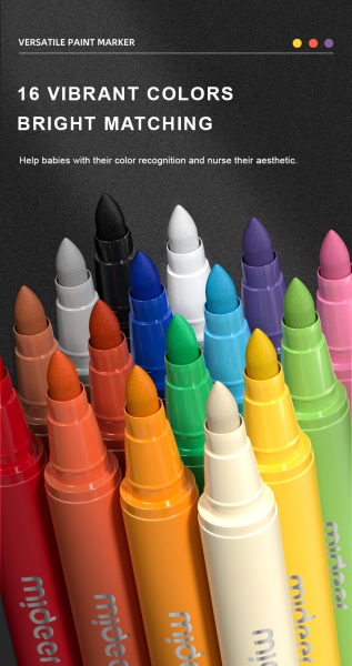 Універсальні маркери, що змиваються  MiDeer 10 шт (MD6240)