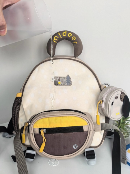 Дитячий ранець 3 в 1 Mideer для малюків та дошкільнят світло-коричневий Собачка ( MD2294 ) Рюкзак для дітей на прогулянку