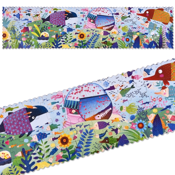 Великий пазл Mideer Океан, розмір 124*29 см,  56 деталей   (MD0083) для підлоги