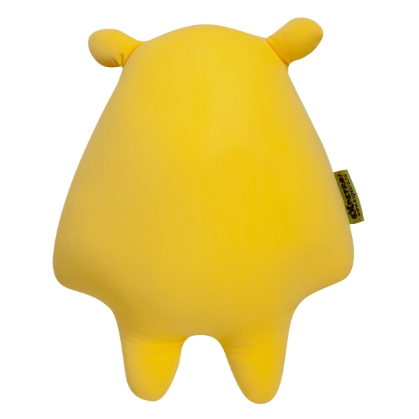 М'яка  іграшка  антистрес  Expetro інтер'єрна подушка Монстрик жовтий 18 см ( А-192 )