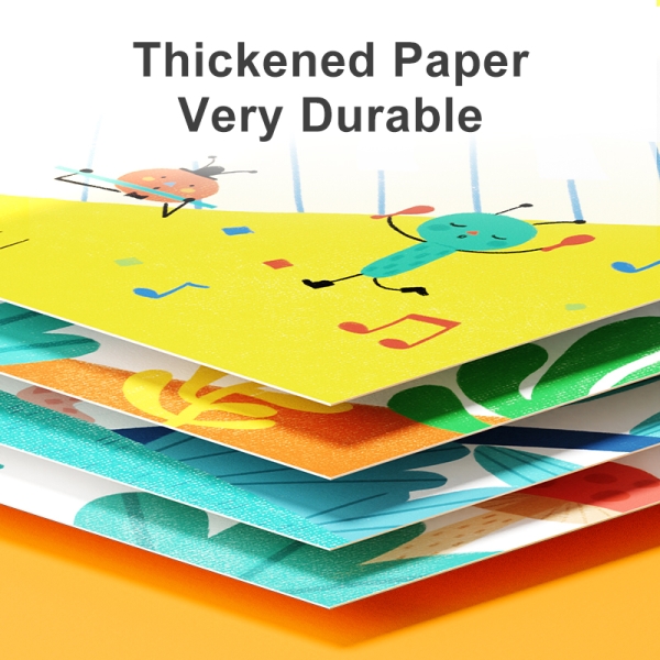 Книга альбом для малювання Mideer Пальчиковими фарбами 30 завдань (CT7043)