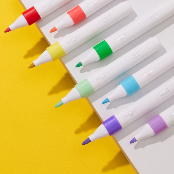 Акрилові маркери Jar Melo ультратонке перо, у сумочці, 36 кольорів (JA96697)