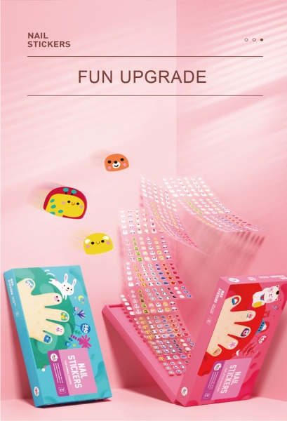 Наклейки для нігтів Joan Miro  Для милих дівчаток, 540 наклейок ( JA93733 ) Єдиноріг