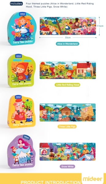 Пазл головоломка Mideer Аліса в країні чудес 36 деталей( MD3058 )