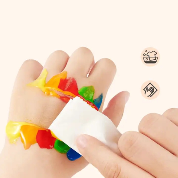 Дитячі пальчикові фарби MiDeer 8 кольорів (MD4110)