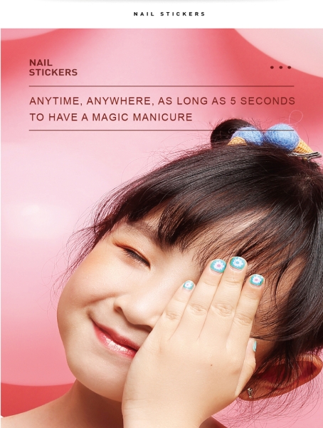 Наклейки для нігтів Joan Miro  Для милих дівчаток, 540 наклейок ( JA93733 ) Єдиноріг