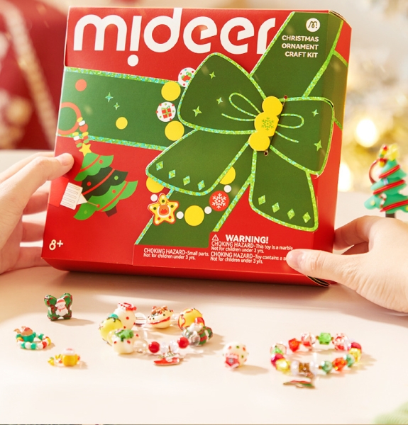 Набір для виготовлення новорічних прикрас  Mideer коштовності для дівчинки( MD3409 ) Різдвяні подарунки