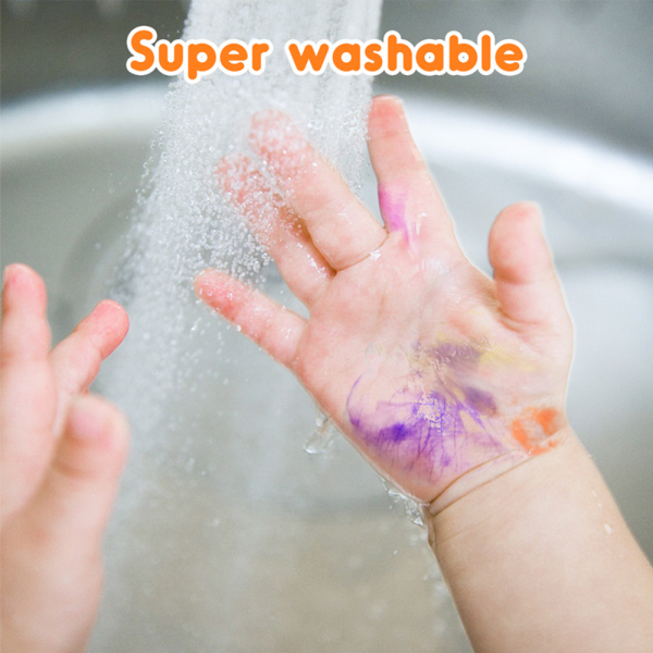 Дитячі пальчикові фарби Jar Melo 10 кольорів по 60 мл  ( JA91401 )