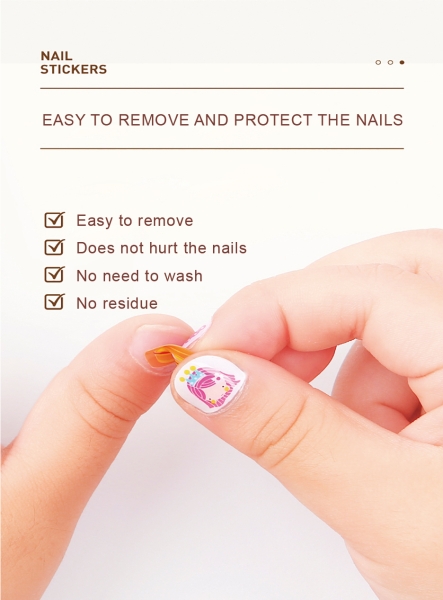 Наклейки для нігтів Joan Miro  Для милих дівчаток, 540 наклейок ( JA93733 ) Єдиноріг