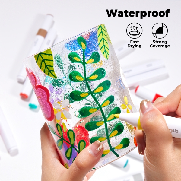 Акрилові маркери Jar Melo ультратонке перо, у сумочці, 36 кольорів (JA96697)