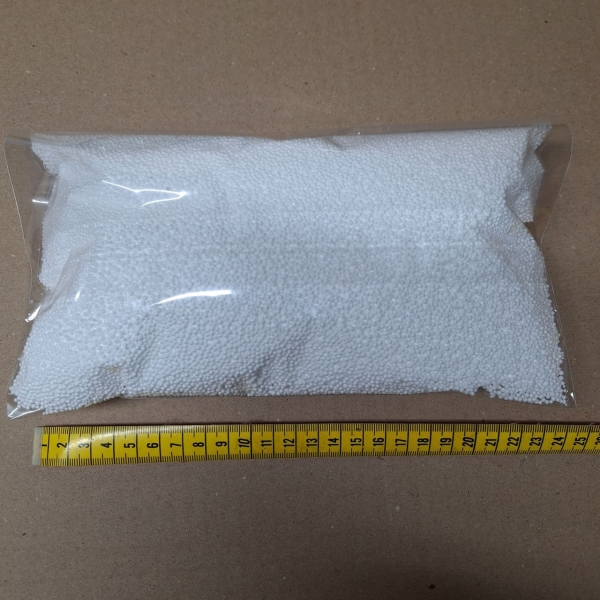 Кульки пінополістиролу для декору, новорічних та інших виробів Дрібна фракція 1-3 мм 1 літр ( РST-1-3 ) штучний сніг, хендмейд