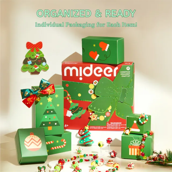 Набір для виготовлення новорічних прикрас  Mideer коштовності для дівчинки( MD3409 ) Різдвяні подарунки