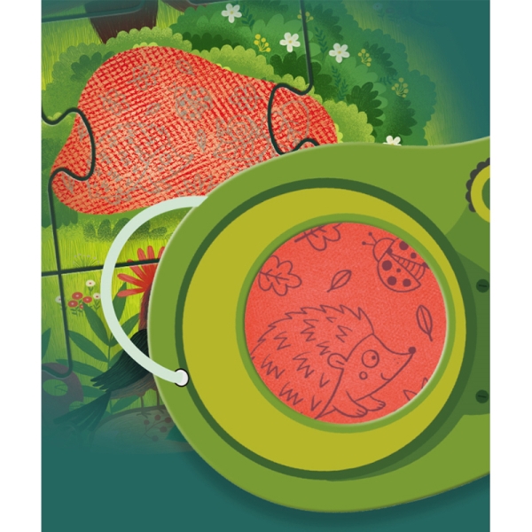 Пазл-секрет з окулярами MiDeer У лісі 35 деталей (MD3096)