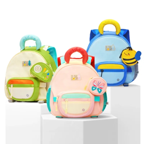 Дитячий ранець 3 в 1 Mideer Рюкзачок для малюків та дошкільнят світло-рожевий ( MD6277 )