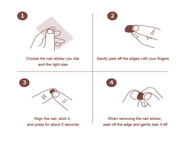 Наклейки для нігтів Joan Miro  Для милих дівчаток, 540 наклейок ( JA93733 ) Єдиноріг