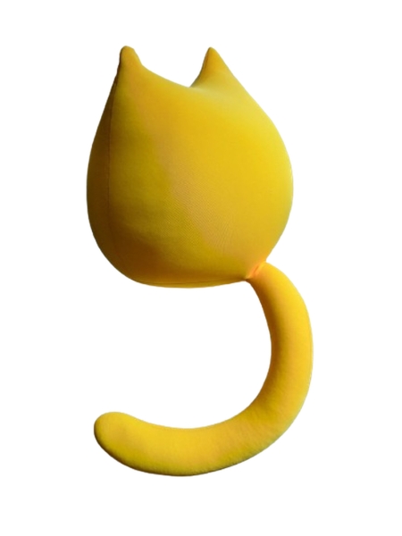 М'яка іграшка антистрес Expetro подушка інтер'єрна Кіт міні Сонечко 20 см жовтий ( А251 )