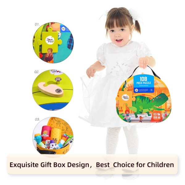 Пазл у валізі Jar Melo Музей динозаврів 108 деталей ( JA 95119 )