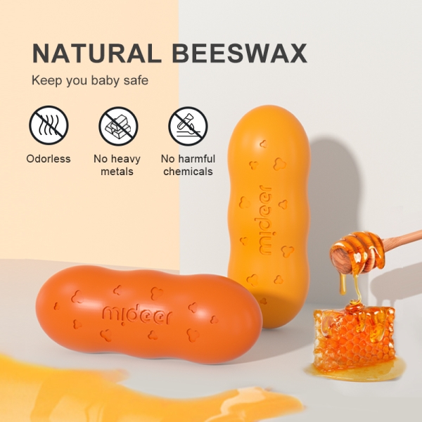 Натуральні воскові олівці MiDeer горохові для найменших 8 кольорів ( MD6219 )