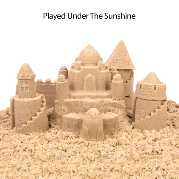 Ігровий набір кінетичного піску Tookyland Чарівний пісок, для дітей від 3-х років ( LT212 ) 2 кг кінетичного піску з пісочницею та інструментами 