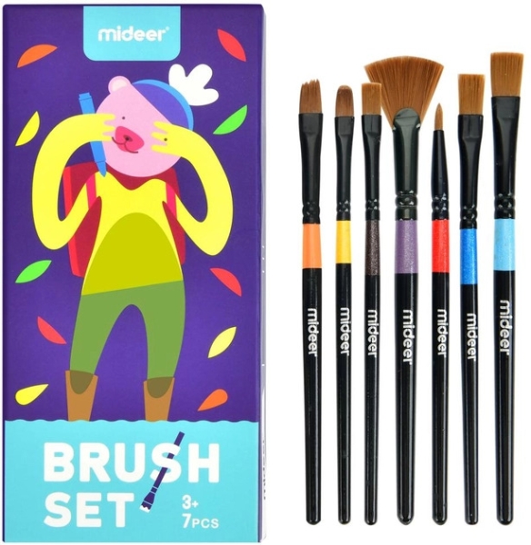 Набір пензликів для малювання MiDeer 7 шт (MD4160)