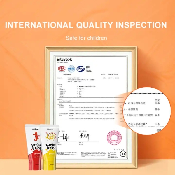 Дитячі пальчикові фарби MiDeer 12 кольорів (MD4166)