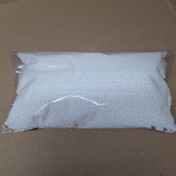 Кульки пінополістиролу для декору, новорічних та інших виробів Дрібна фракція 1-3 мм 1 літр ( РST-1-3 ) штучний сніг, хендмейд