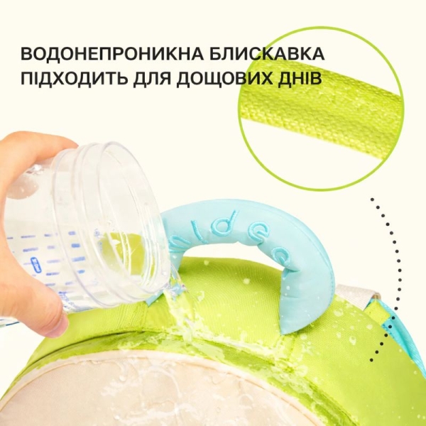 Дитячий ранець 3 в 1 Mideer Рюкзачок для малюків  та дошкільнят світлий хакі ( MD6279 )