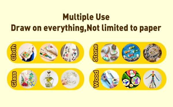 Акрилові маркери Jar Melo ультратонке перо, у сумочці, 36 кольорів (JA96697)