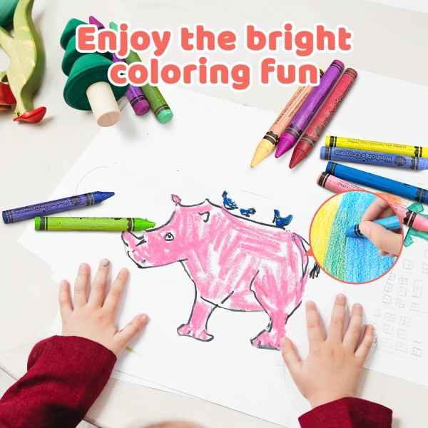 Набір  воскових олівців Jar Melo, 24 кольори,  в тубусі ( JA90411 )