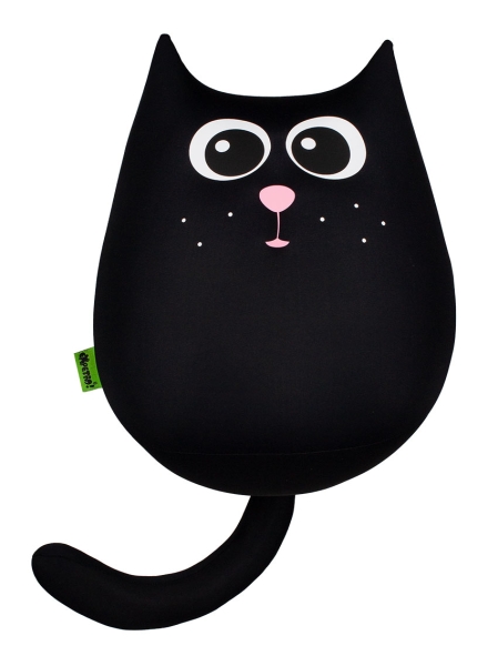М'яка  іграшка антистрес Expetro Подушка  інтер'єрна  Кіт великий Вугіллячко 30 см ( A131 ) М'яка  іграшка антистрес Expetro Подушка  інтер'єрна  Кіт великий Вугіллячко 30 см ( A131 )